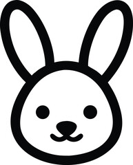 Cute bunny face