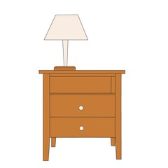 bedside table design with lamp furniture for living room