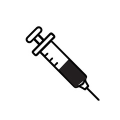 Medical Syringe Outline Icon