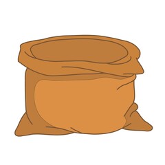 vector illustration of a product bag