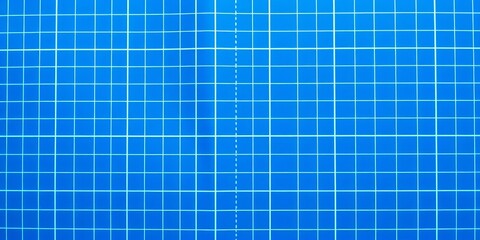 Close-up of blue gridded graph paper texture, showing lines and squares,  macro,   chart