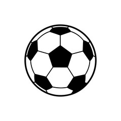 Fototapeta premium Soccer ball graphic on black background