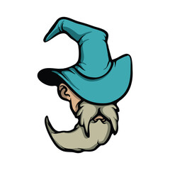 Wizard Cartoon Vector Illustration