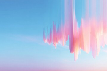 Soft pastel hues blend in an ethereal gradient, evoking tranquil