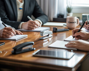 businessman signing a document
