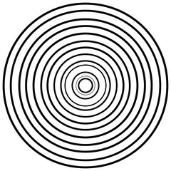 Circular Concentric Rings Design.