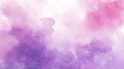 Gentle watercolor background with pastel pink and purple shades creating a soft and calming artistic texture