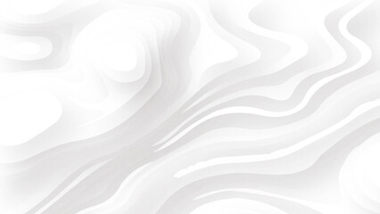 Vector topographic illustration. White paper cut decoration textured. wavy layers 3d topography relief background.