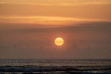 Sunset at Canggu Beach in Bali