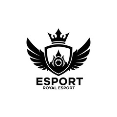 Royal Esports Shield Logo Design