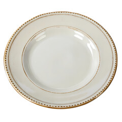 Elegant Rustic White Dinner Plate: Farmhouse Tableware Detail
