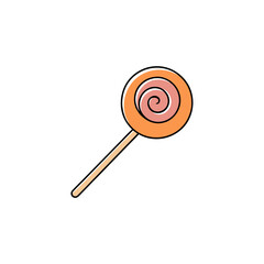 lollipop isolated on white background