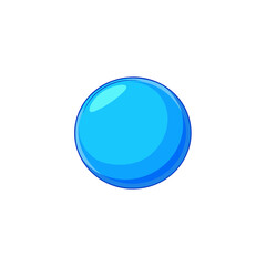 abstract blue sphere