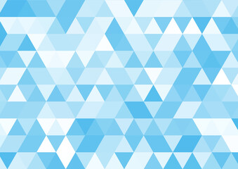 Fototapeta premium Light Blue: Random Triangular Background