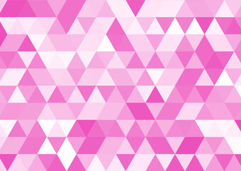 Pink: Random Triangular Background