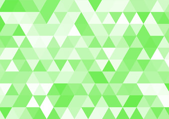 Pale Green: Random Triangular Background