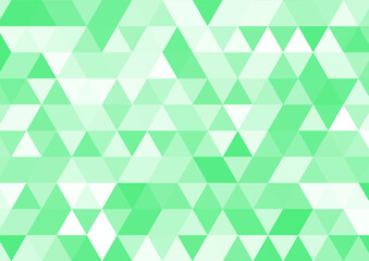 Green: Random Triangular Background