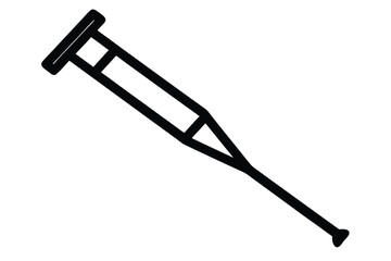 crutch vector icon illustration design