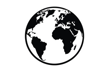 globe earth vector icon illustration design