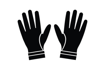 gloves medical vector icon illustration design