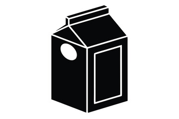 milk carton vector icon illustration design