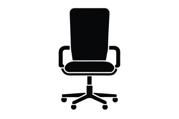 Fototapeta premium office chair vector icon illustration design