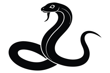 snake silhouette vector icon illustration design