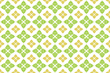 Damask seamless pattern, seamless vector pattern, geometric pattern, motif, background, decorative pattern, wallpaper, art ornament, fabric, vintage.
