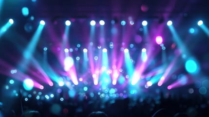 Concert stage lights