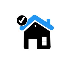 Home icon collection. Duotone colors. Vectors and illustrations.