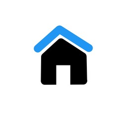 Home icon collection. Duotone colors. Vectors and illustrations.