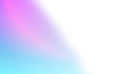 Abstract gradient light effect with pink and blue hues on a black isolated on transparent background
