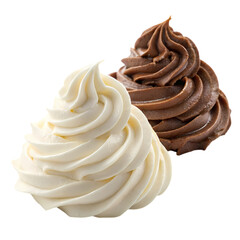 Cream Frosting: Two Delicious Flavors, Vanilla and Chocolate