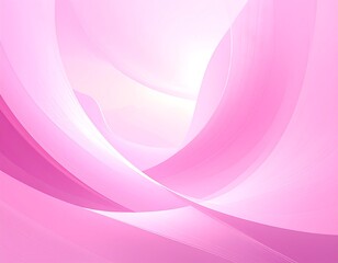 Abstract pink curves, light and shadow, soft gradients