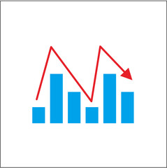 An illustrative business graph icon shows a chart with an arrow pointing up, symbolizing growth and market success