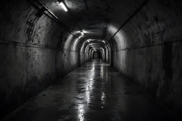 old abandoned tunnel
