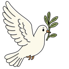 Doves are a symbol of peace