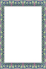 Picture frames, text frames, Abstract Ethnic Art, Ikat, used to create backgrounds with patterns that have no definite shape, combined with multiple colors, printed image patterns, patterns on product