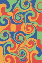 Abstract, multicolored, beautifully blended colors, used for creating backgrounds, patterns with no definite shape mixed with multiple colors, printed patterns, patterns on product surfaces, art