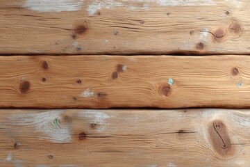 Fototapeta premium Macro Close Up Of Rustic Wooden Plank Wall Texture With Brown Wood And Visible Grain Detail