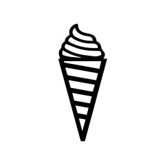 Soft Serve Ice Cream Icon