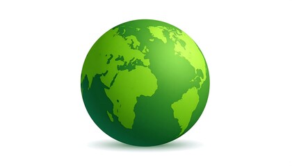 Obraz premium Green Earth globe
