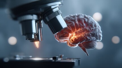Brain microscope research