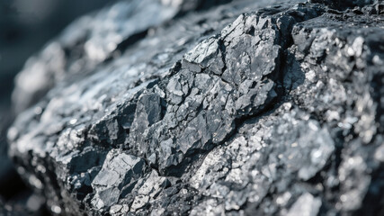 Coal close-up texture