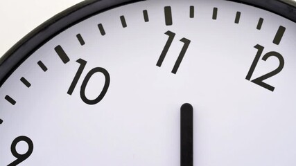 time lapse of clock, Timelapse Wall Clock Complete Loop time passing concept future countdown - Powered by Adobe