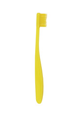 Kids yellow plastic toothbrush with soft brush