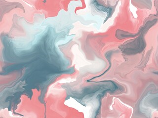 Pink, blue, and whiyte unicorn inspired marbling marble marmer seamless surface pattern design for fabric fashion or wallpaper background needs