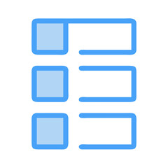 Checklist icon vector image isolated on the black background