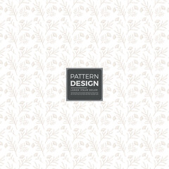 Delicate Floral Pattern in Muted Beige Subtle and Elegant Design