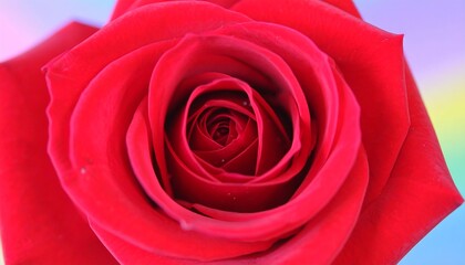 Close-up of a vibrant red rose (13)